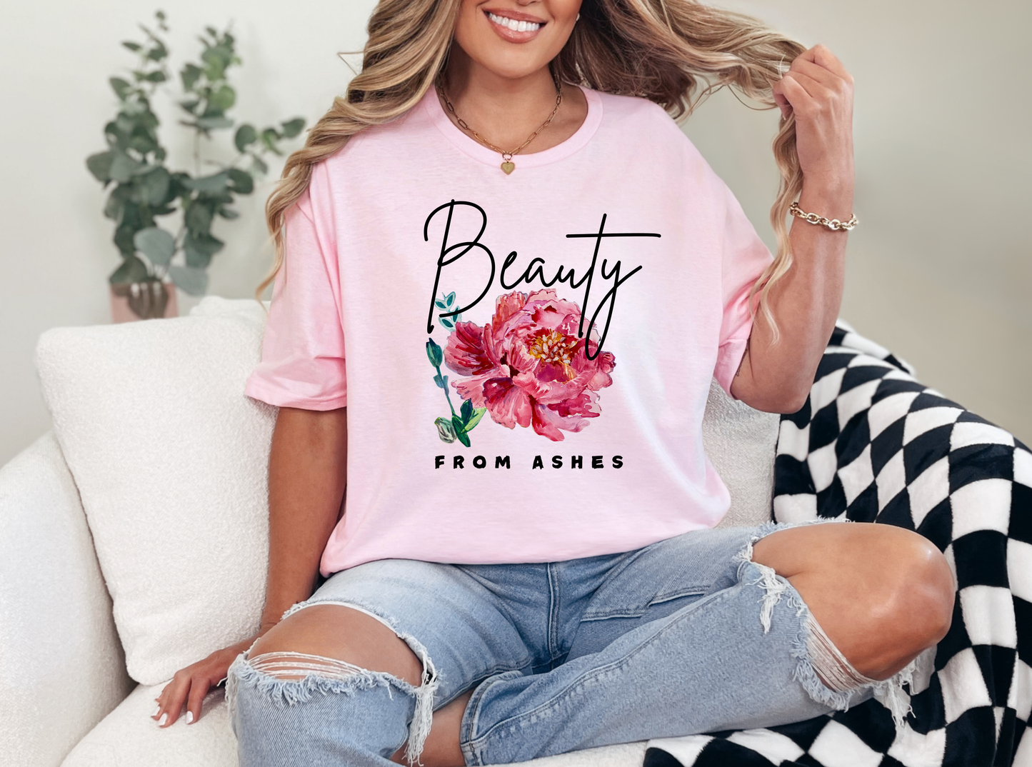 Watercolor Shirt: Beauty from Ashes