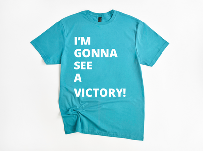 Overcomer Shirt: Gildan Soft Style "I'm Gonna See a Victory" Unisex T-shirt