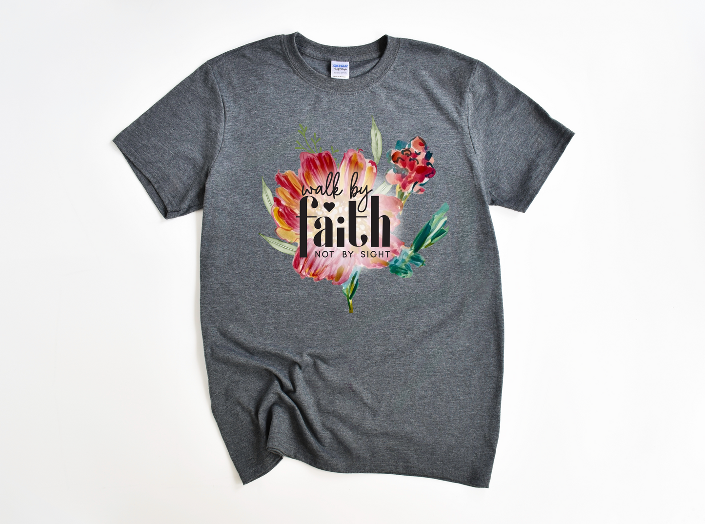 Watercolor Shirt: Walk by Faith