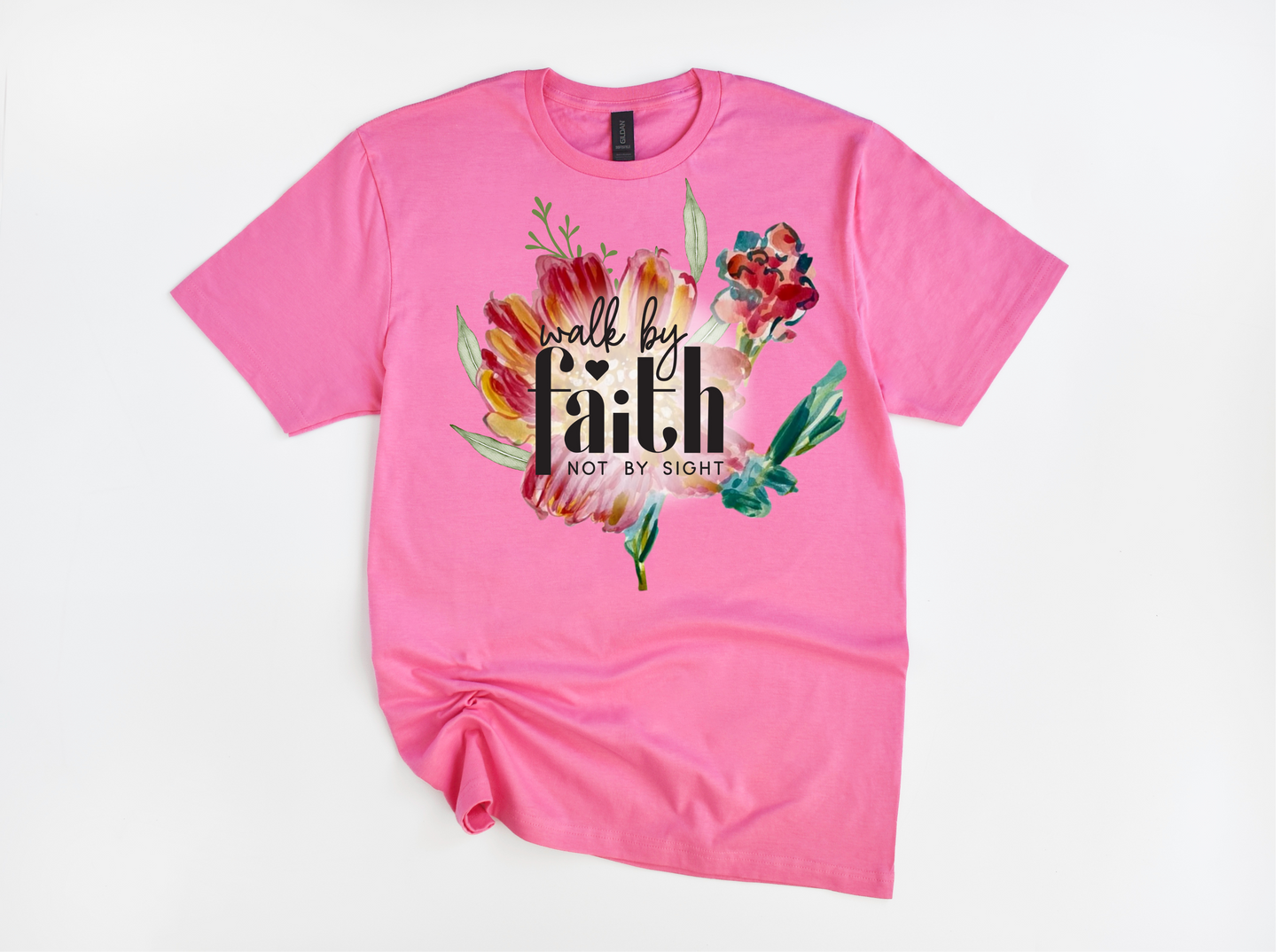 Watercolor Shirt: Walk by Faith