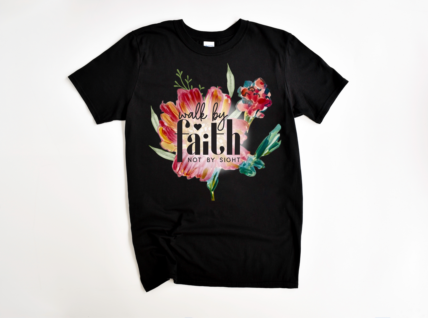 Watercolor Shirt: Walk by Faith