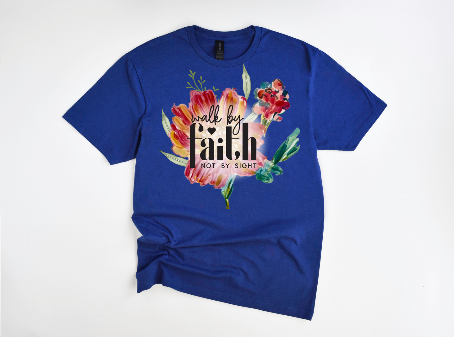 Watercolor Shirt: Walk by Faith